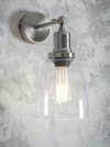 Hoxton Dome Wall Light (Satin Nickel or Antique Bronze)